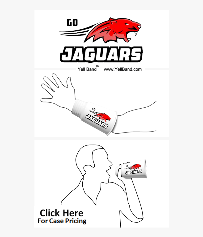 Jaguar Red White Swoosh - Spirit Week Orange And Black, HD Png Download, Free Download