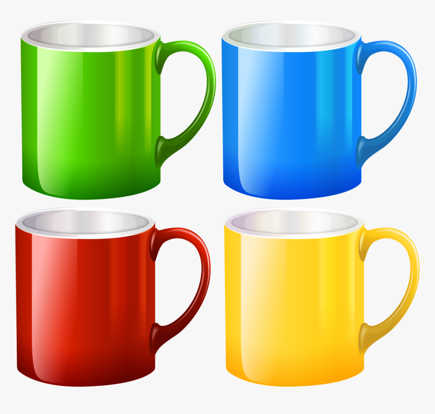 Mug Vector Empty Cup - Mug, HD Png Download, Free Download