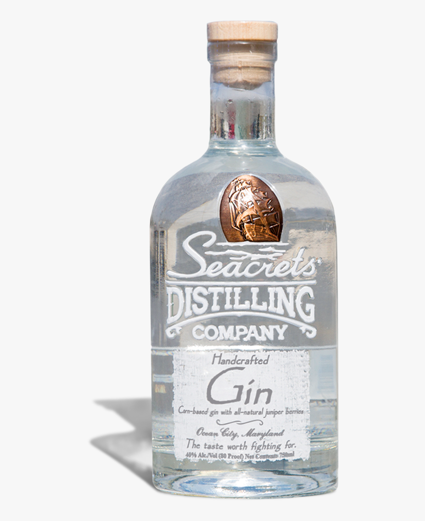 Secrets Gin Bottle - Seacrets Distillery Lemon Drop, HD Png Download, Free Download