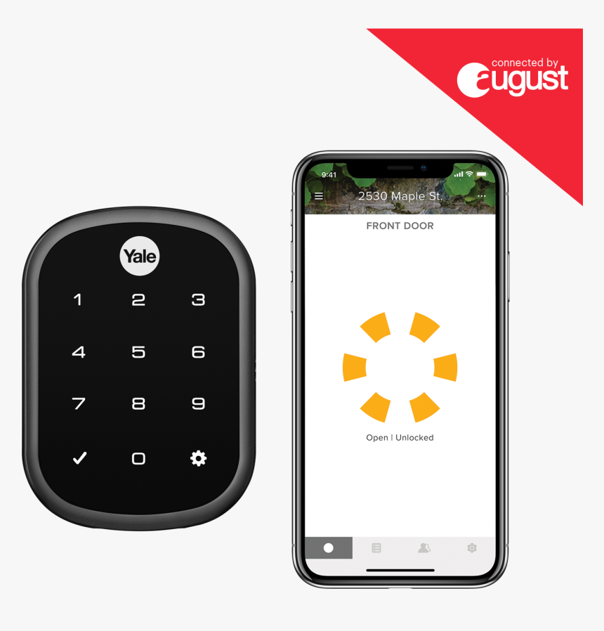 August Smart Lock, HD Png Download, Free Download