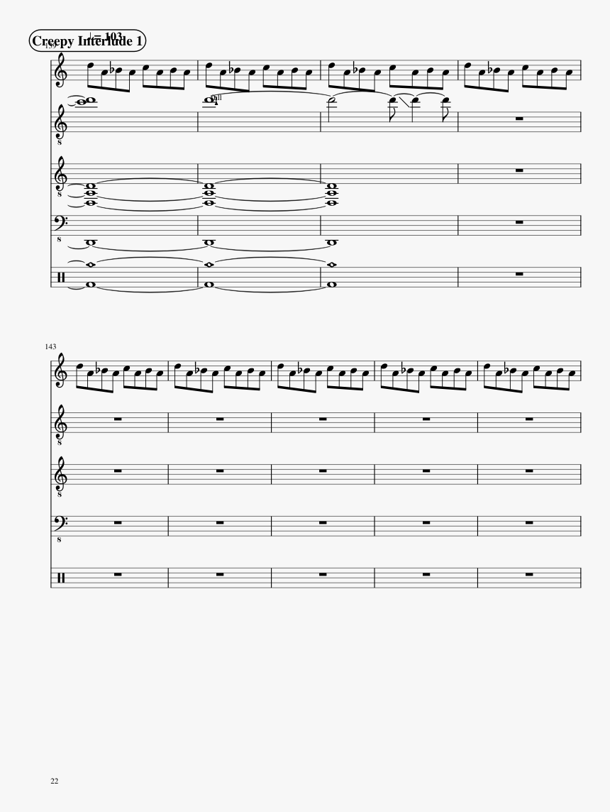 Sleepwalking Past Hope Slide, Image - Sheet Music, HD Png Download, Free Download