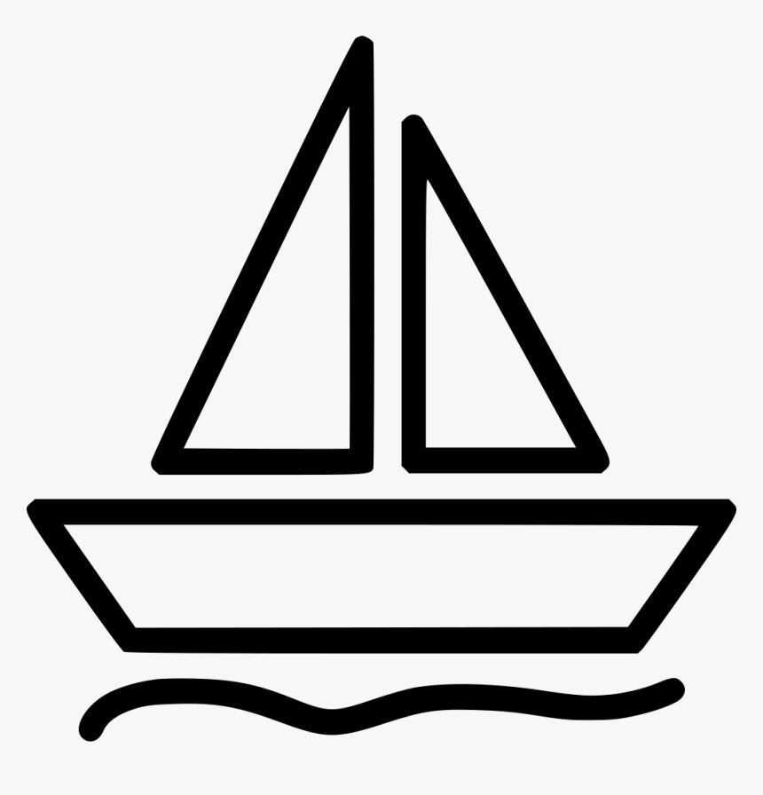 Boat Sailing Water Sea Ocean - Icon, HD Png Download, Free Download