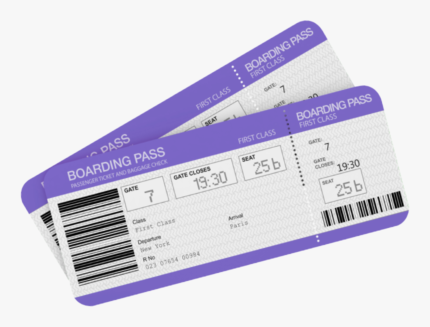 Concierge Business Travel - Plane Ticket Transparent Background, HD Png Download, Free Download