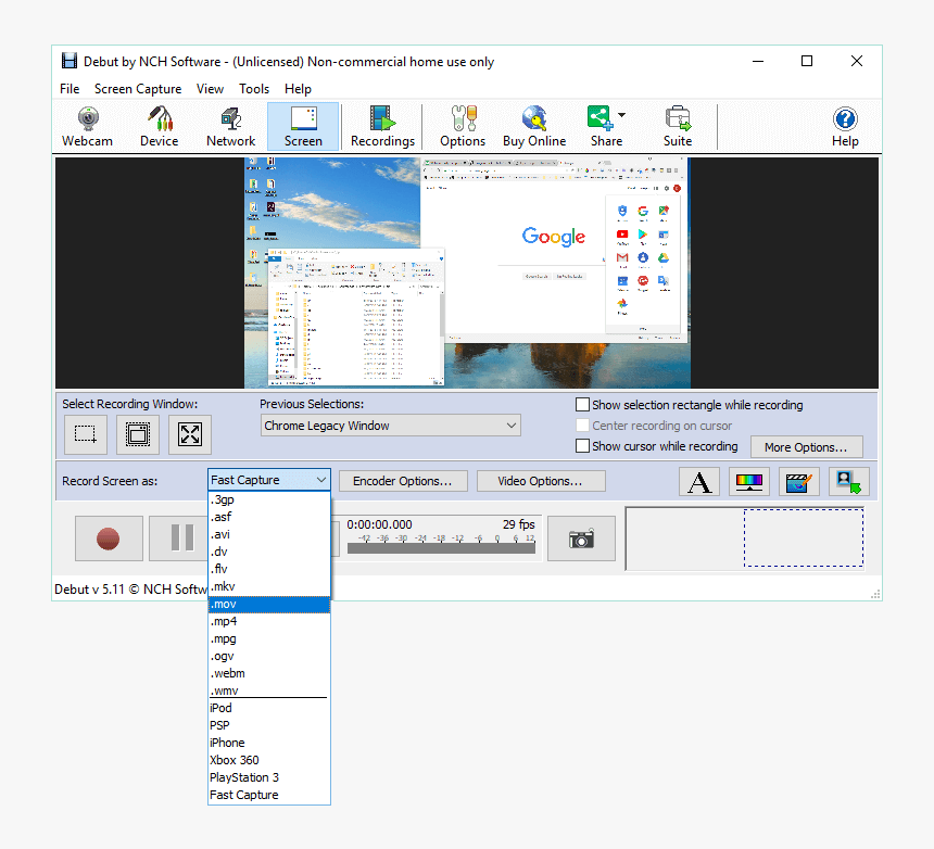 Capture Software Webcam Or Screen Recorder - Debut Video Capture Software, HD Png Download, Free Download