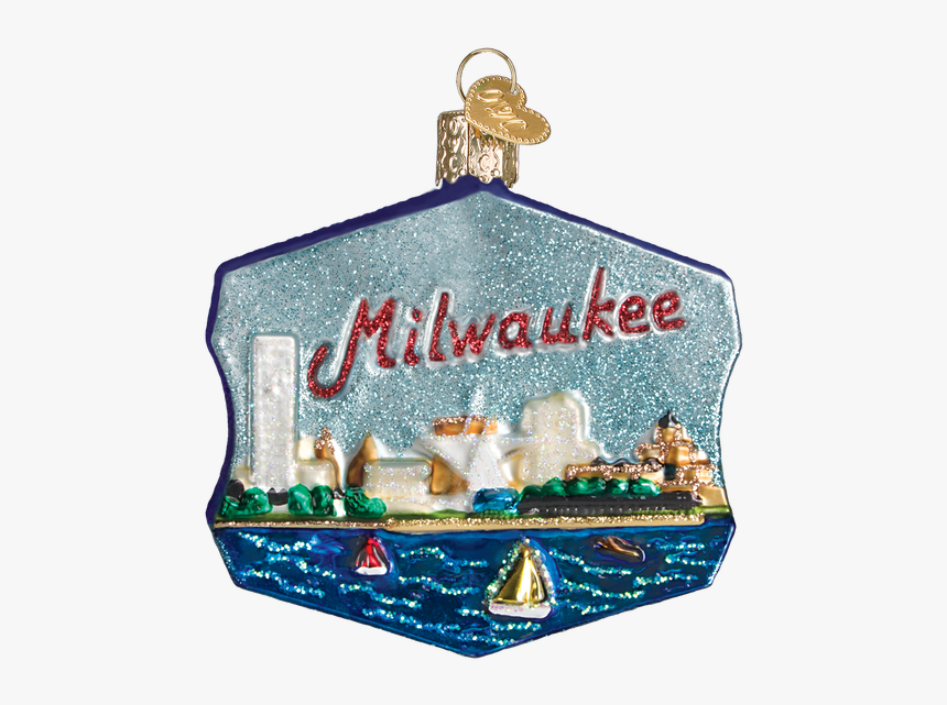 Milwaukee Skyline Glass Ornament - Milwaukee, HD Png Download, Free Download