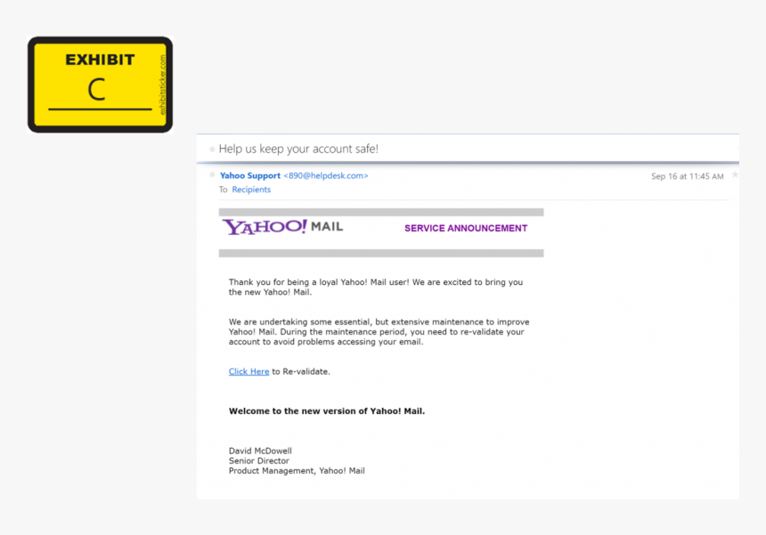 A Final Email Scam You Must Familiarize Yourself With - Yahoo Japan, HD Png Download, Free Download