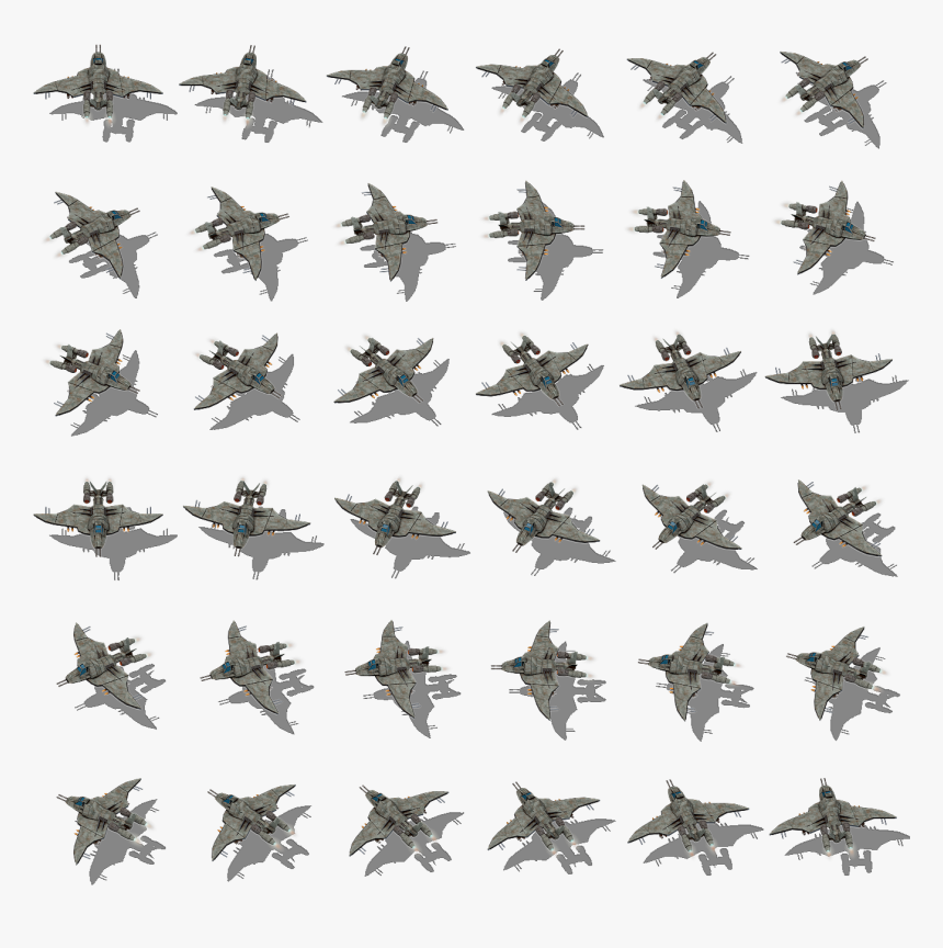 Fighter Plane Sprite Sheet, HD Png Download, Free Download