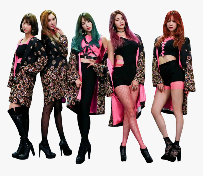 Exid Hyelin Le Hani Jeonghwa Solji Kpop Korean Freetoed - Exid, HD Png Download, Free Download