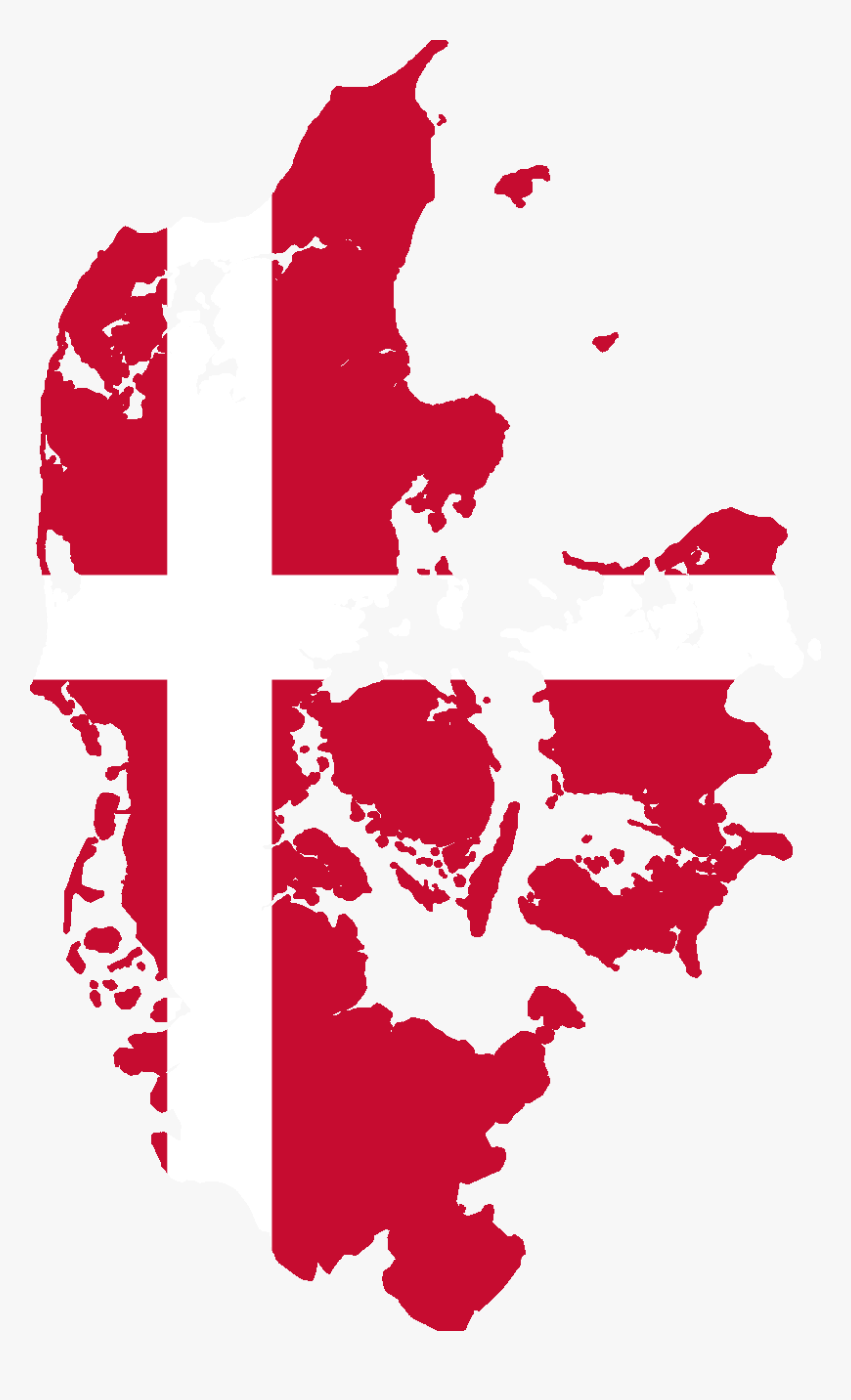 Thumb Image - Denmark Flag Map Png, Transparent Png, Free Download