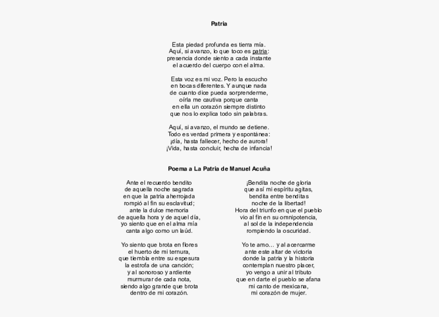 Patria Tierra Sagrada Cancion, HD Png Download, Free Download