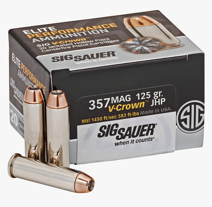 Sig 357 Magnum Ammo, HD Png Download, Free Download