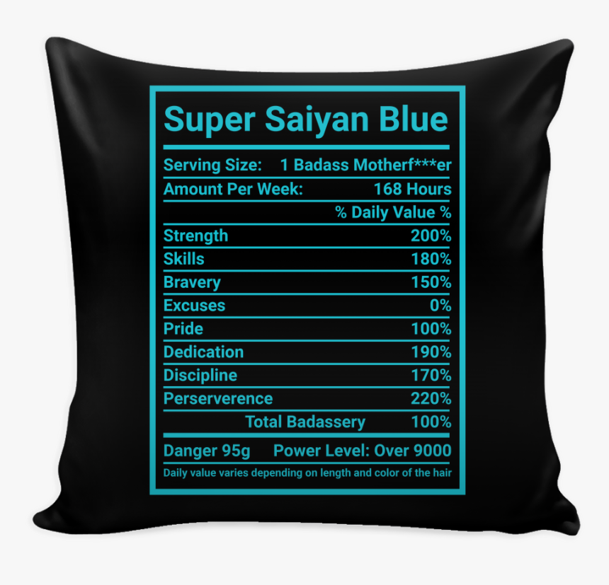 Super Saiyan Blue God Pillow Cover - Cushion, HD Png Download, Free Download