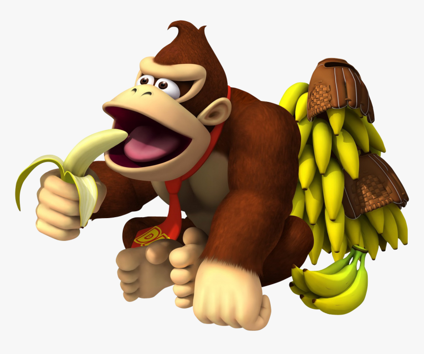 Donkey Kong With Banana, HD Png Download, Free Download