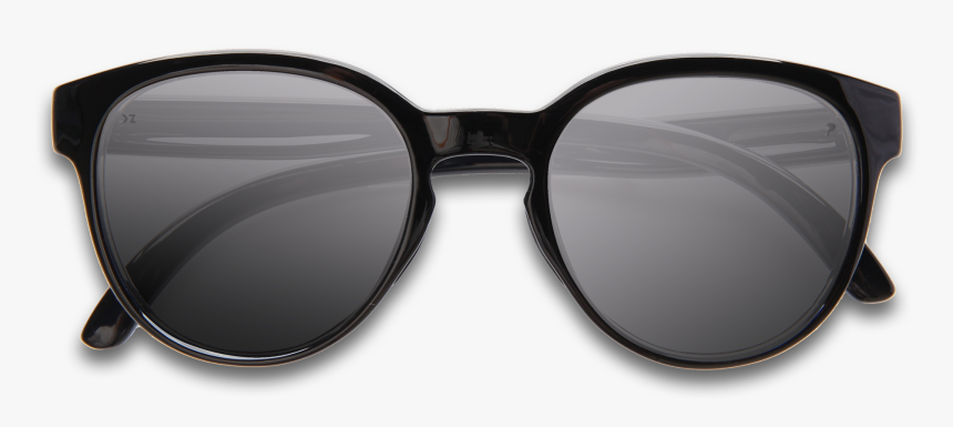 Round Black Floating Sunglasses Kz Mirror"
 Class= - Monochrome, HD Png Download, Free Download