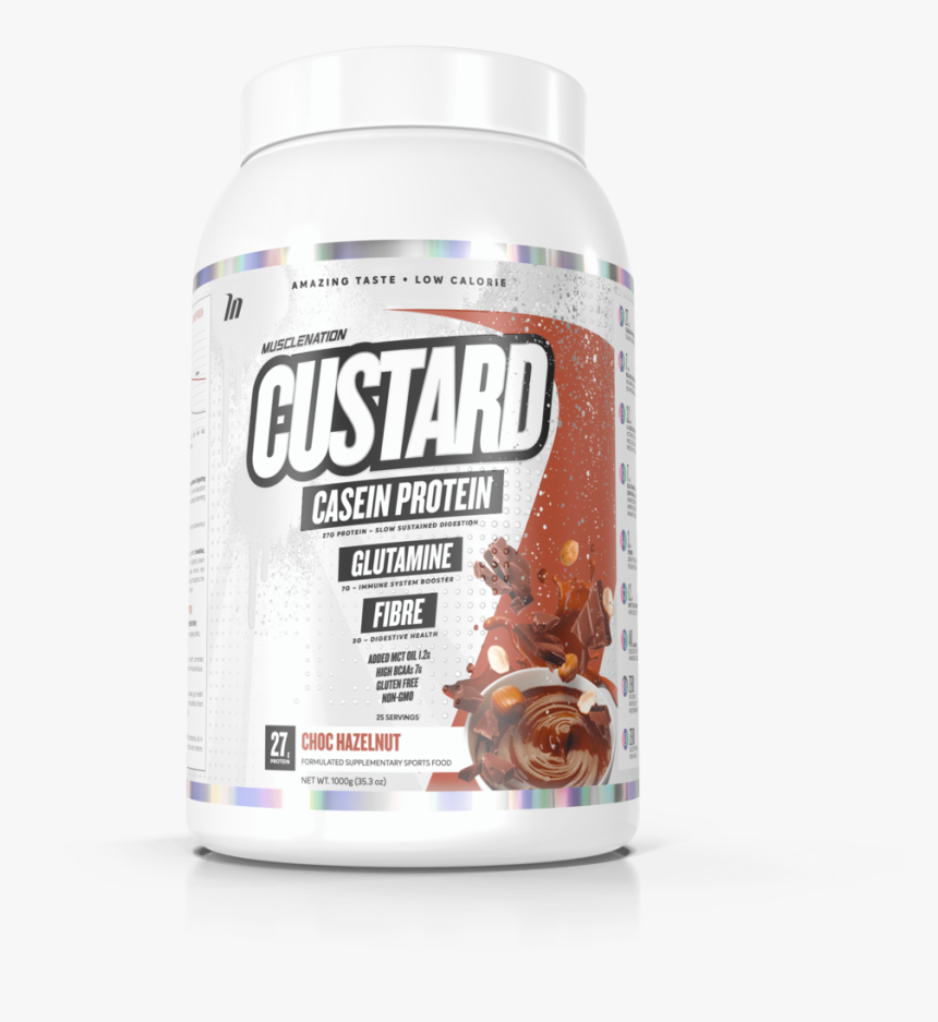 Muscle Nation Casein Custard, HD Png Download, Free Download