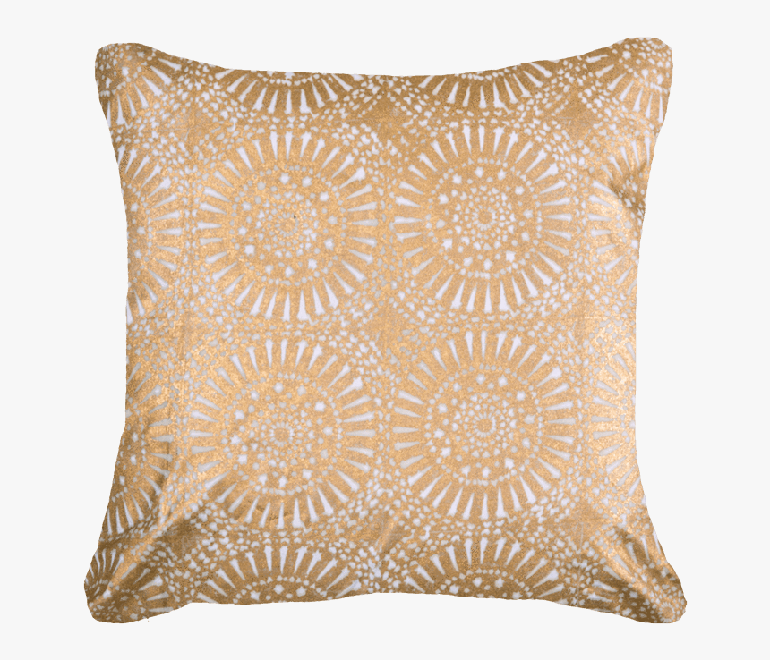 Sphere Print Gold Lounge Cushion 50 X 50 Cm - Cushion, HD Png Download ...