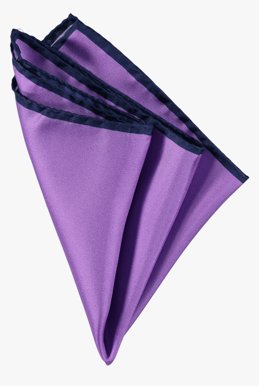 Menswear Accessories Silk Pocket Square Purple Navy - Velvet, HD Png ...
