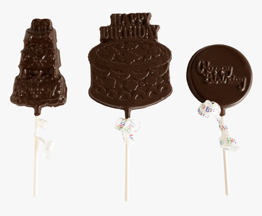 Birthday & Wedding Cake Lollipops - Chocolate, HD Png Download, Free Download