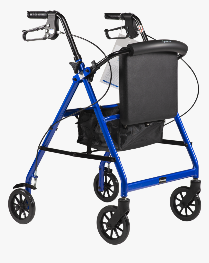 Dynarex Dynago Quad Rollator - Andador Con Frenos Y Asiento, HD Png Download, Free Download