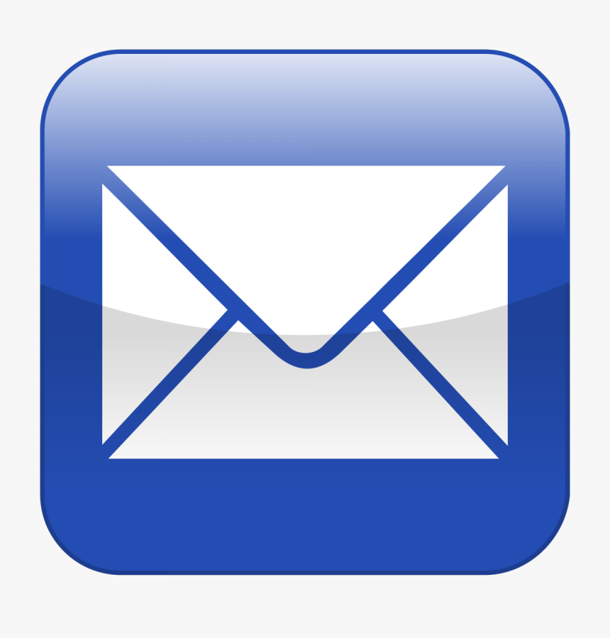 Contact Us - Email Blue Icon Png, Transparent Png, Free Download