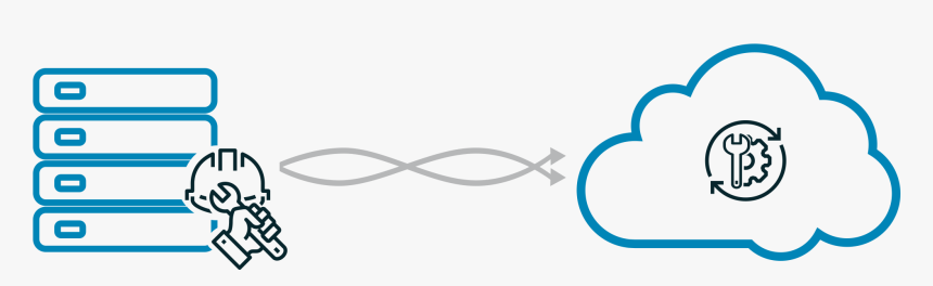 Diagram Of Moving File Server Data To The Cloud, HD Png Download, Free Download