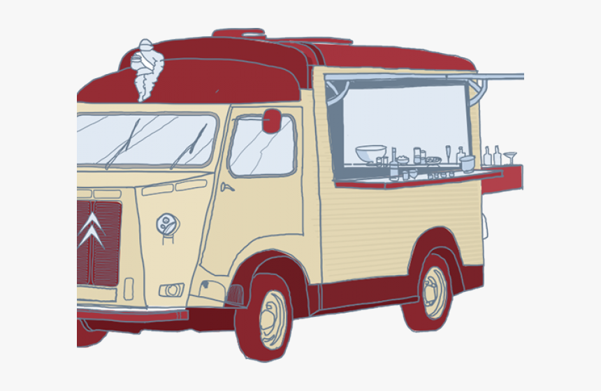 Vans Clipart Burger Van - Van, HD Png Download, Free Download