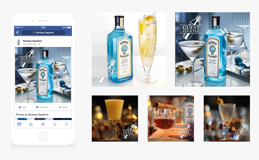 Tap To Unmute - Bombay Sapphire Gin, HD Png Download, Free Download