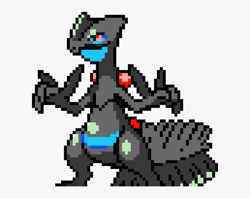 Pixel Art Pokemon Sceptile, HD Png Download, Free Download