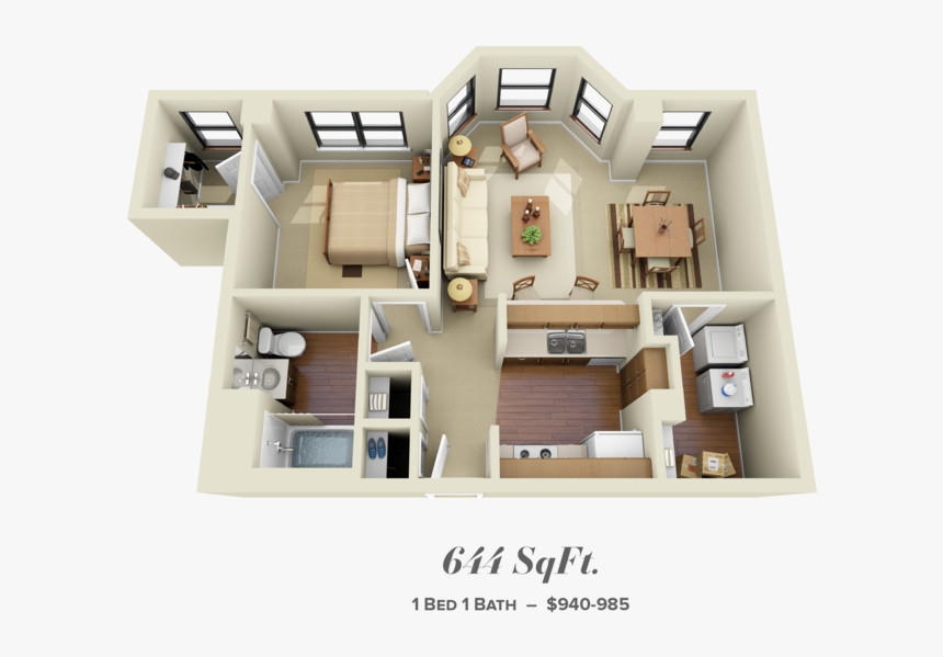 Floorplans Marott 644 Image - Floor Plan, HD Png Download, Free Download