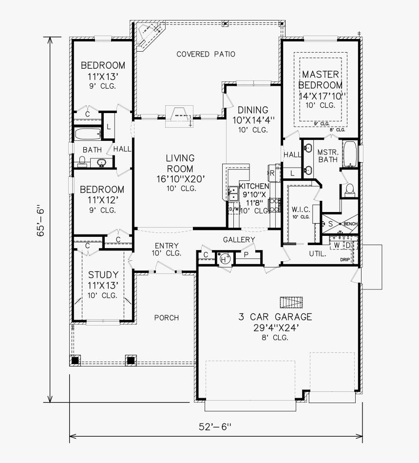 6210-39 - Floor Plan, HD Png Download, Free Download