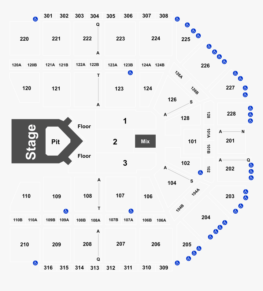 Van Andel Arena Seating Chart Wwe Two Birds Home