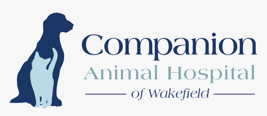 Companion Animal Hospital Of Wakefield Logo With Blue - Silhouette, HD Png Download, Free Download