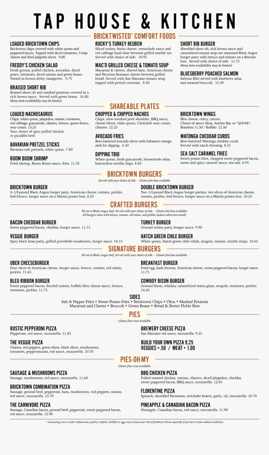 4 Wichitafalls 11 18 B - Bricktown Menu Wichita Falls Tx, HD Png Download, Free Download