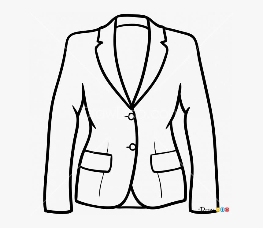 665 X 665 4 - Female Jacket Drawing, HD Png Download, Free Download