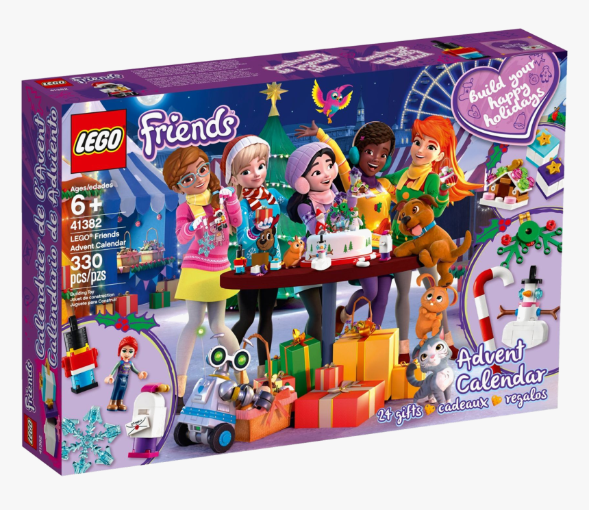 41382 Friends Advent Calendar - Lego Friends 2019 Advent Calendar, HD Png Download, Free Download