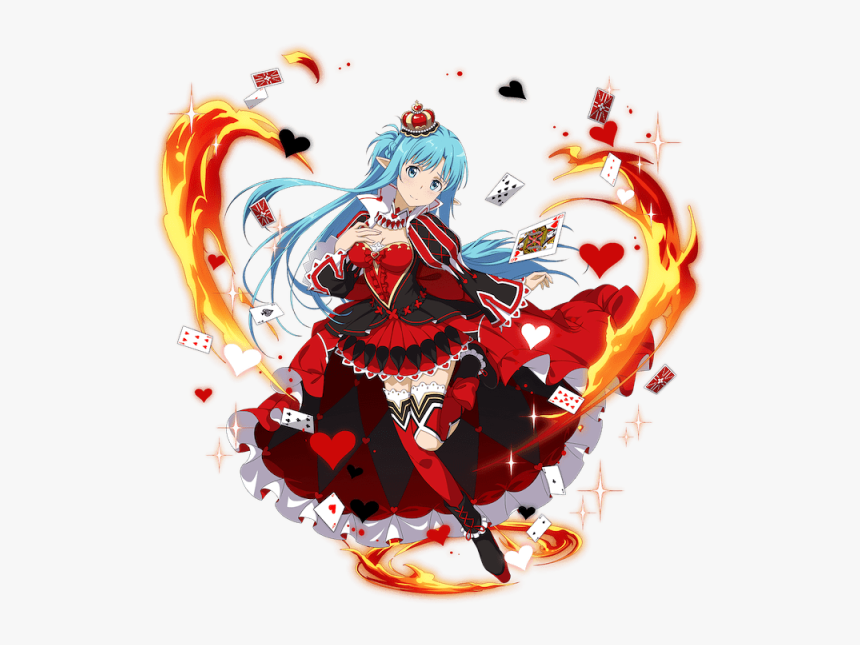 ¡nuevos Diseños Para Kirito Asuna Yuuki Sinon En El - Sao Md Queen Of Hearts Asuna, HD Png Download, Free Download