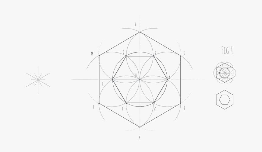 Hexagon Fig - Sketch, HD Png Download, Free Download