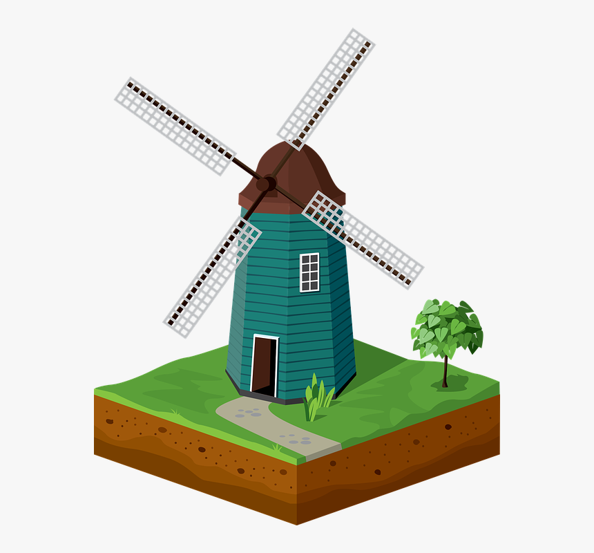 Windmill Clipart Transparent, HD Png Download, Free Download