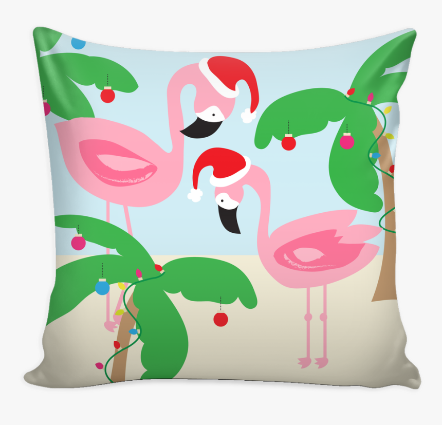 Free Download Flamingo Clipart Palm Trees Flamingo - Throw Pillow, HD Png Download, Free Download