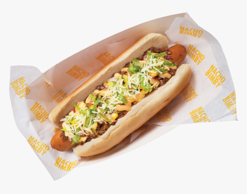 Mexicon Carne Dog Oozing With Flavor, Nacho Bimby’s - Chili Dog, HD Png Download, Free Download