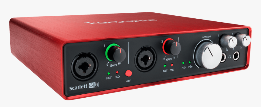 Focusrite Scarlett2 6i6 - Focusrite Scarlett 6i6 2nd Gen, HD Png Download, Free Download