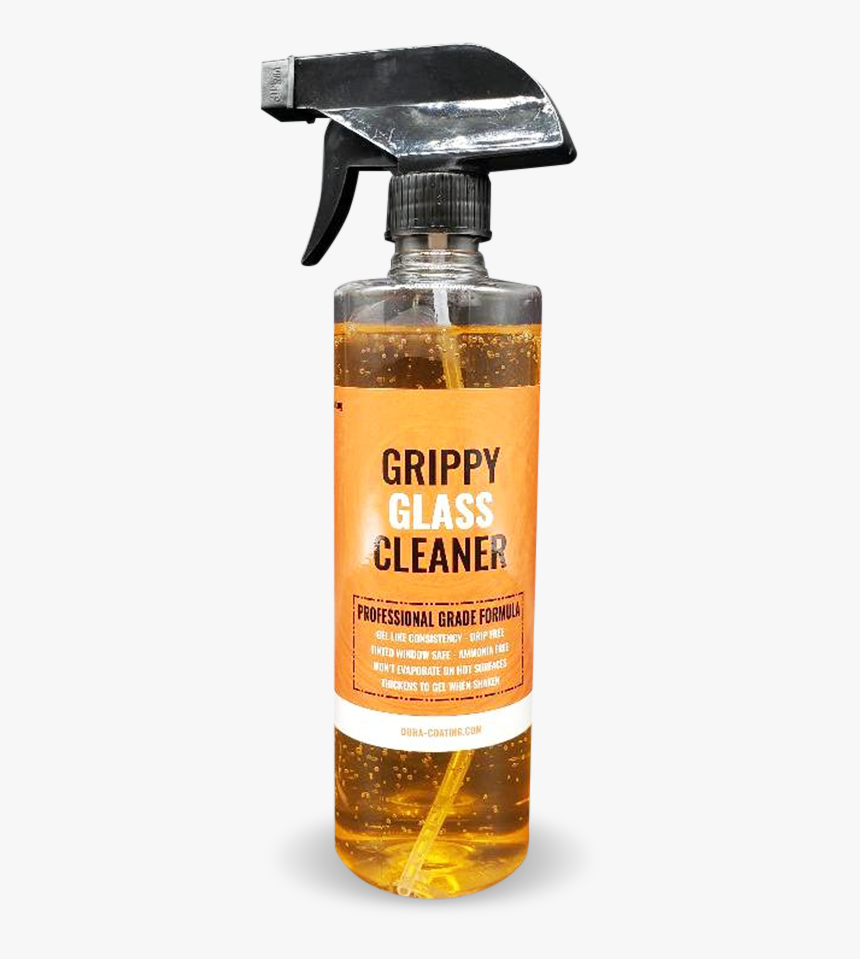 Grippy Glass Cleaner"
 Class= - Bottle, HD Png Download, Free Download