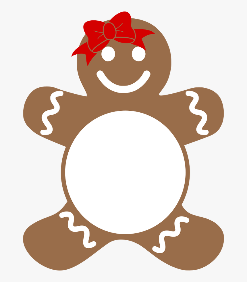 Gingerbread Man Silhouette Clipart, HD Png Download, Free Download