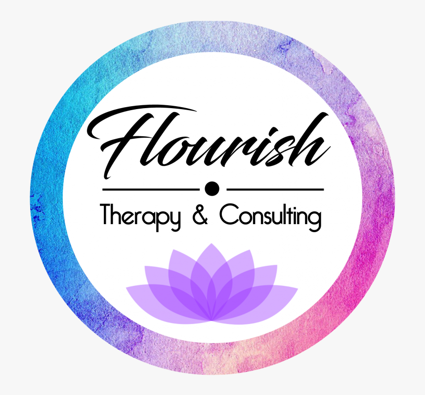 Flourish Therapy & Consulting Logo - Circle, HD Png Download, Free Download