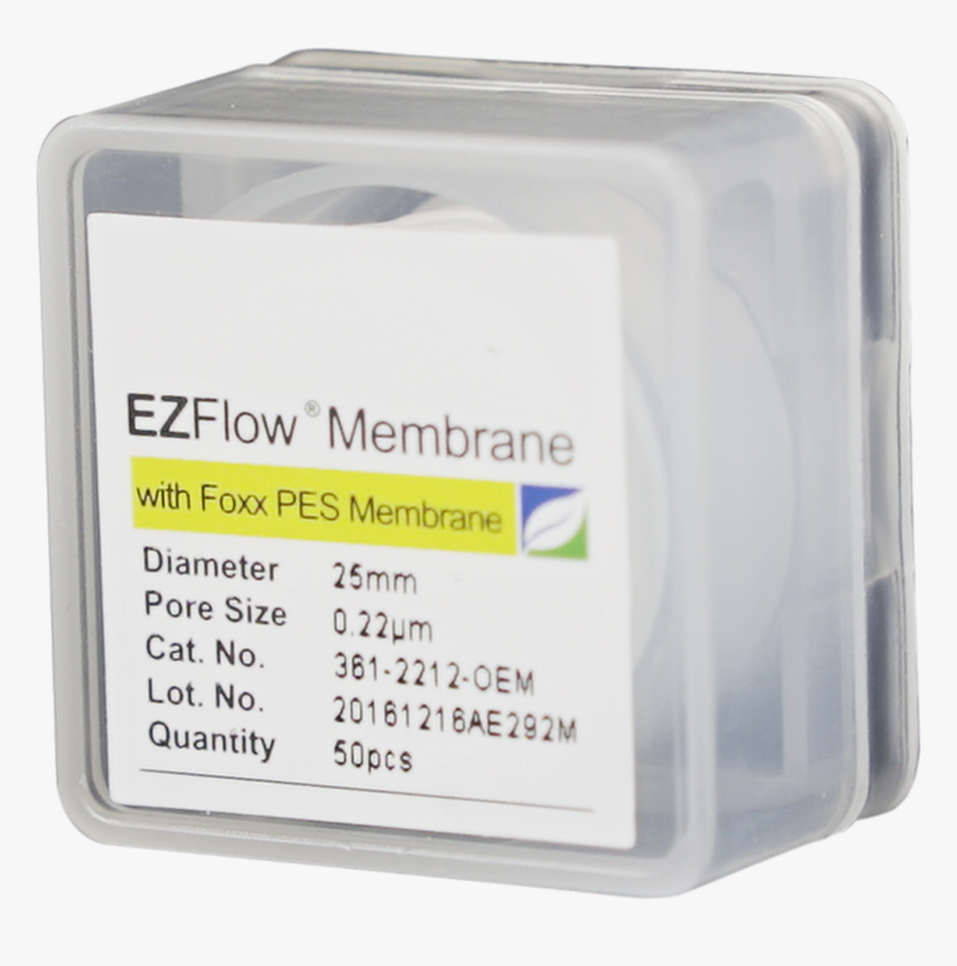 Ezflow Membrane Disc Filter, Pes, - Box, HD Png Download, Free Download