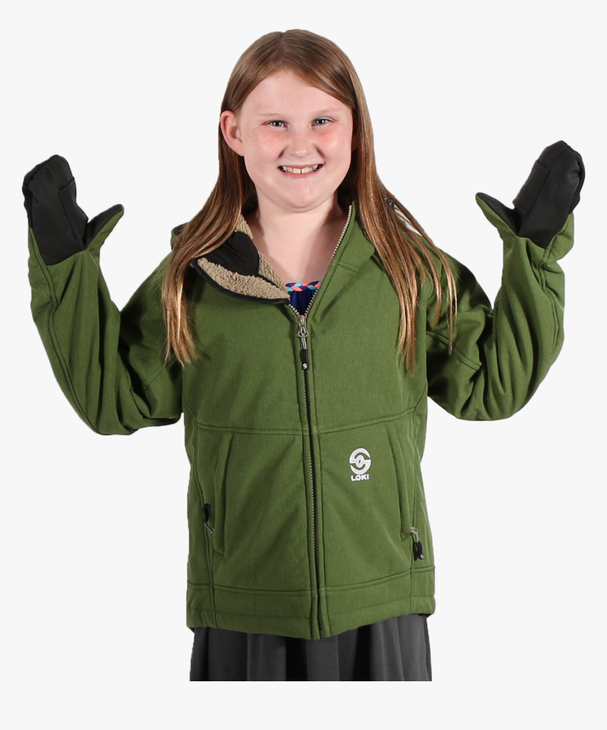 Kid"s Mountain Jacket - Girl, HD Png Download, Free Download