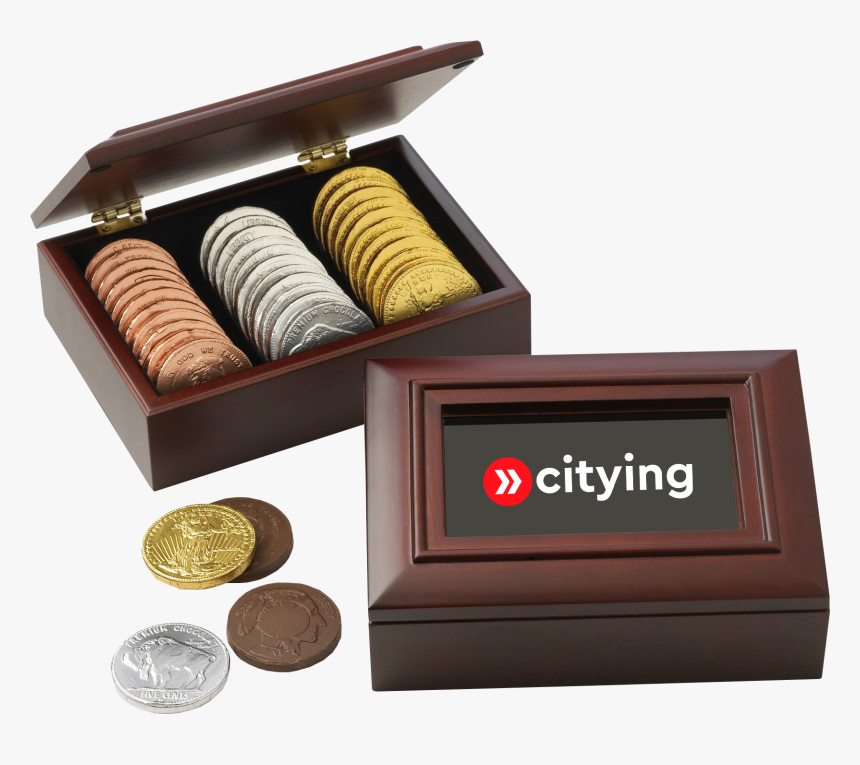 Chocolate Coin Box - Cash, HD Png Download, Free Download