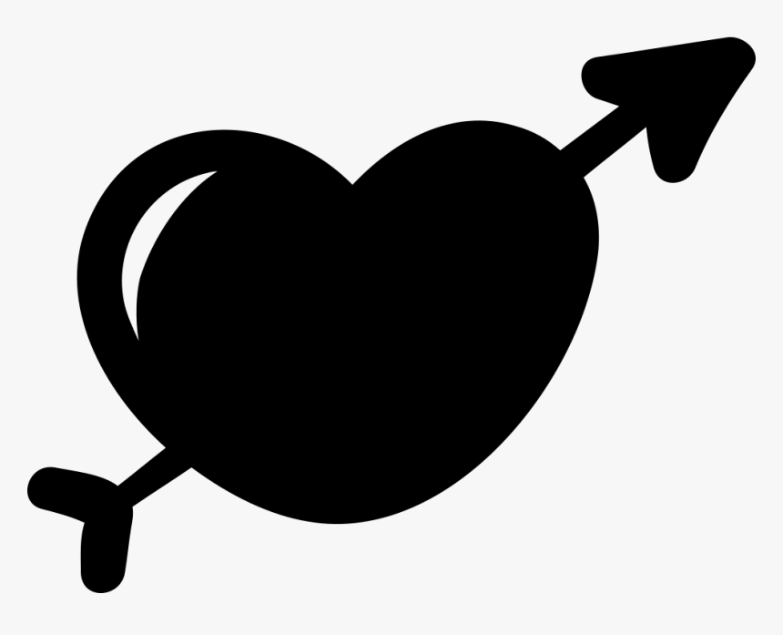 Heart And Arrow - Corazon Y Cruz Png, Transparent Png, Free Download