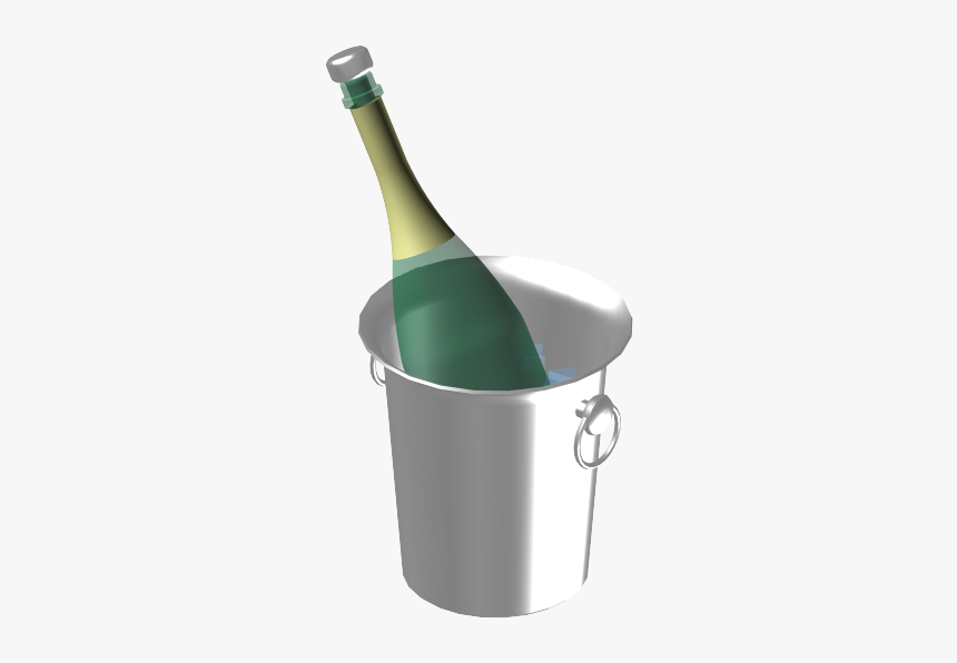 Champagne In Bucket Max Model - Champagne, HD Png Download, Free Download