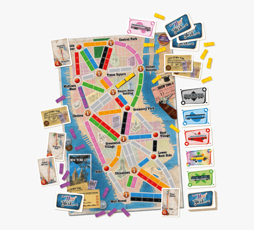 Ticket To Ride New York"

 
 Data Rimg="lazy"
 Data - Ticket To Ride Board Game New York, HD Png Download, Free Download